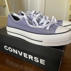 Converse Chuck Taylor All Star CTAS Platform Lift Low Slate Lilac Women 9 Men 7